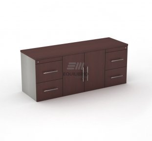 EQU-CREDENZA-05 :: Muebles de Oficina: Equilibrio Modular