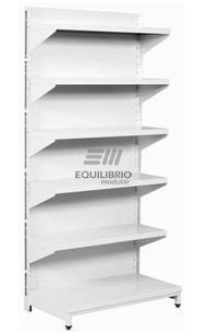 EQU-GA-8804 / 8807: Gondola de Pared-Sistema Atornillable :: Equilibrio Modular - Amplio catalogo en muebles y mobiliario de oficina para todo Mexico.