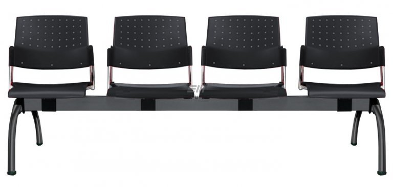 EQU-RE-903 M/C/N: BANCA DE ESPERA ARETA  :: Equilibrio Modular - Amplio catalogo en muebles y mobiliario de oficina para todo Mexico.