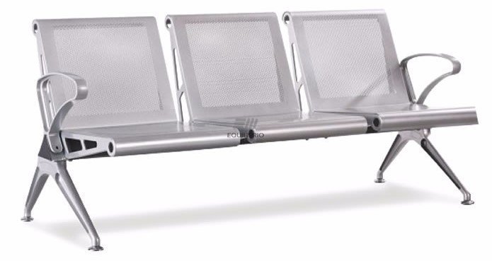 TAPIZADA: BANCA IBIZA TIPO AEROPUERTO (3 y 4 Plazas) :: Equilibrio Modular - Amplio catalogo en muebles y mobiliario de oficina para todo Mexico.