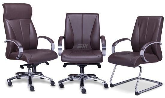 : Sillón Ejecutivo en Piel  :: Equilibrio Modular - Amplio catalogo en muebles y mobiliario de oficina para todo Mexico.